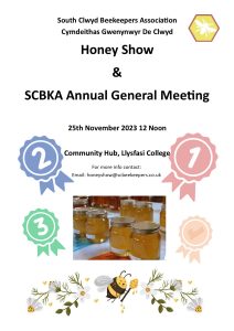Honey show 2023 poster